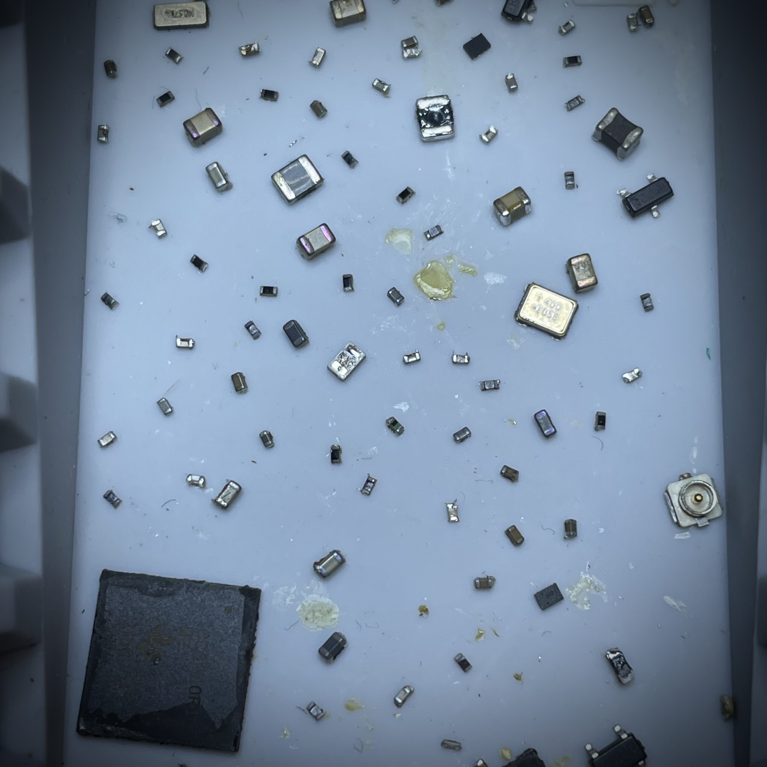 Salvaged Electronic Components